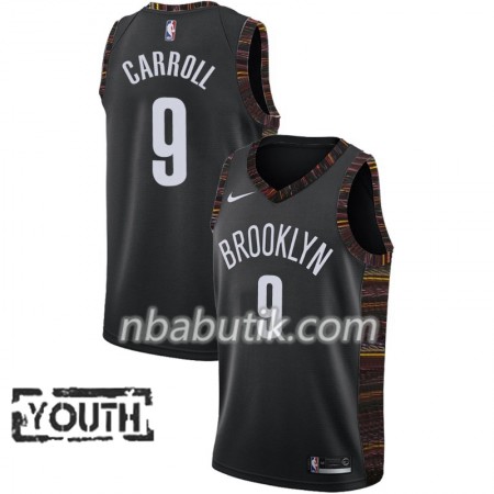 NBA Børn Trøje Brooklyn Nets DeMarre Carroll 9 2018-19 Nike City Edition Sort Swingman NBA Børn Trøje Brooklyn Nets DeMarre Carroll 9 2018-19 Nike City Edition Sort Swingman